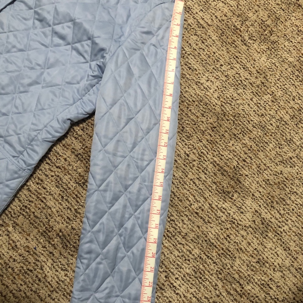 Burberry Light Blue Quilted Jacket - Picture 10 of 11
